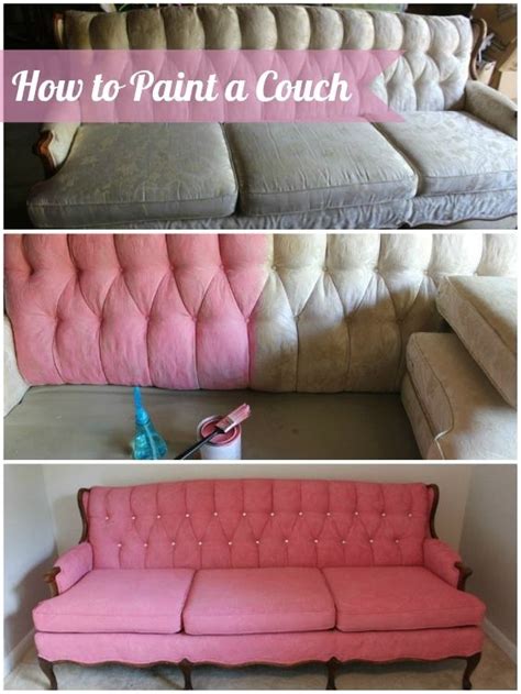 How To Paint A Couch Painted Couch Painting Fabric Furniture Couch Fabric