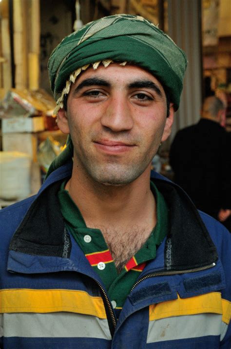 Young Man In The Qaysari Bazaar Erbil Kurdish Region Iraq Photo