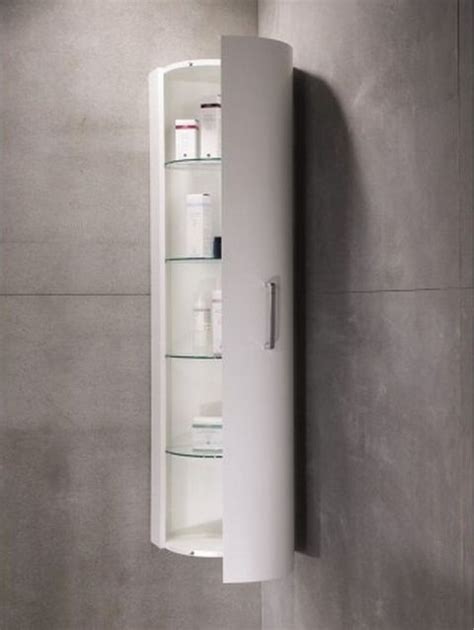 It's perfect for awkward and smaller bathrooms, and the high gloss white finish adds a modern touch. corner bathroom wall cabinet | Bathroom corner cabinet ...