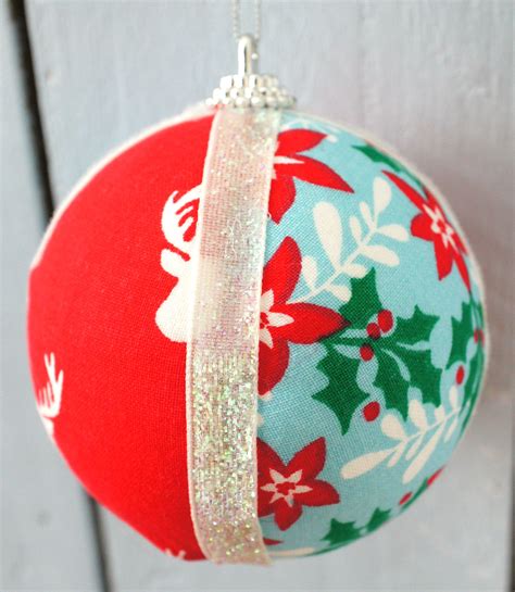 Christmas Fabric Ornament How To Make Christines Crafts Fabric