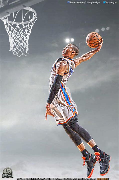 Check out russell westbrook's best career dunks & posterizes from the oklahoma city thunder! 50+ Russell Westbrook Dunk Wallpaper on WallpaperSafari