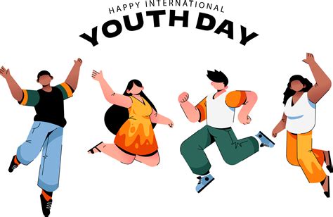 Happy National Youth Day Shape International Happy Youth Day Png