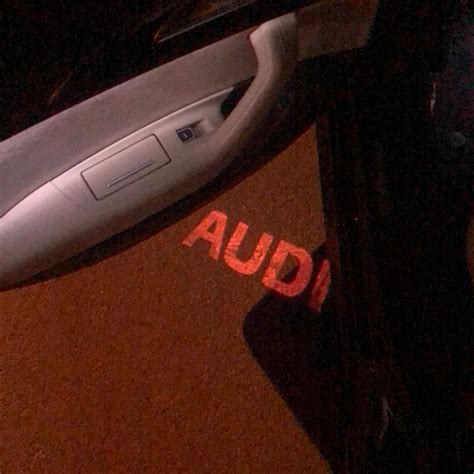 Audi Original Logo Projectot Lights Nr012 Quantity 1 2 Logo Films
