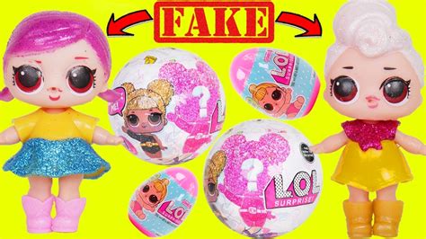 Fake Glitter Lol Surprise Dolls Lil Sisters Gold Blind Bags Youtube