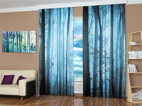 Beautiful modern design for your layered window treatments in syd's office. Window Curtains to Enhance Modern Interior Design with ...