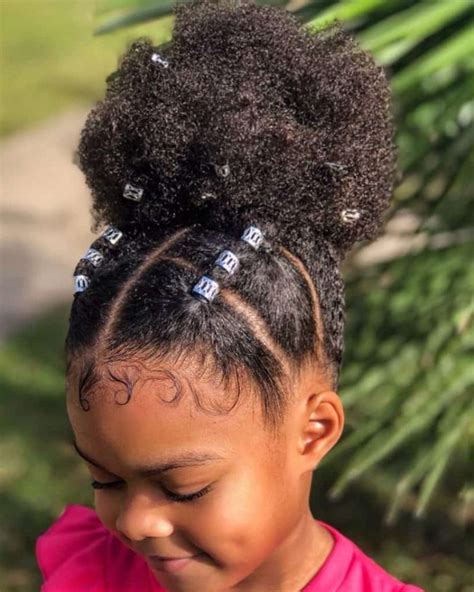 Cute Afro Hairstyles For Girls 2024 Virnasa