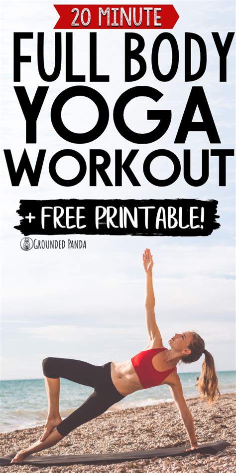 20 Minute Full Body Yoga Workout For Beginners Free Pdf Full Body