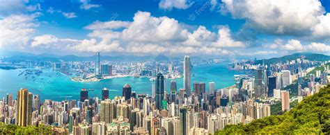 Premium Photo Panoramic View Of Hong Kong