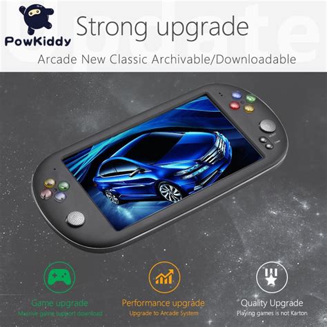 Powkiddy X16 7 Inch Game Console Handheld Portable 816gbretro Classic