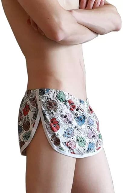 Kamuon Men’s Sexy Jock Style Pouch Panties Boxer Underwear Lounge Shorts Skirt 36 65 Picclick