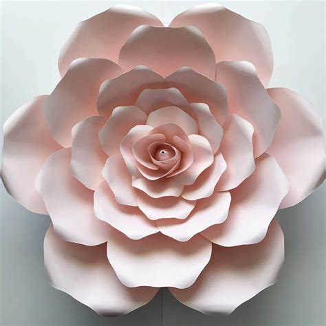 Pdf Petal 19 Paper Flowers Template W Rose Bub Center Instant Download