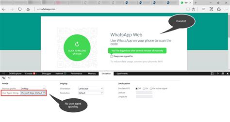 edge microsoft whatsapp web firefox chrome change user imgur works without agent having comments tip
