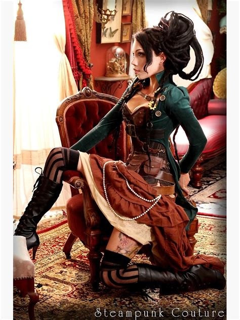 Lady Visceral Steamgirl Canvas Print By Shannynvisceral Redbubble