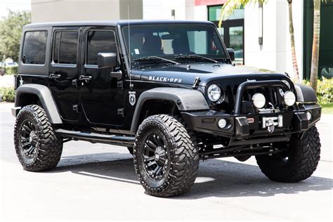 Used 2011 Jeep Wrangler Unlimited Rubicon Black Ops Edition For Sale