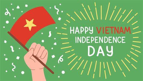 Día De La Independencia De Vietnam Ilustración Vectorial 2 De