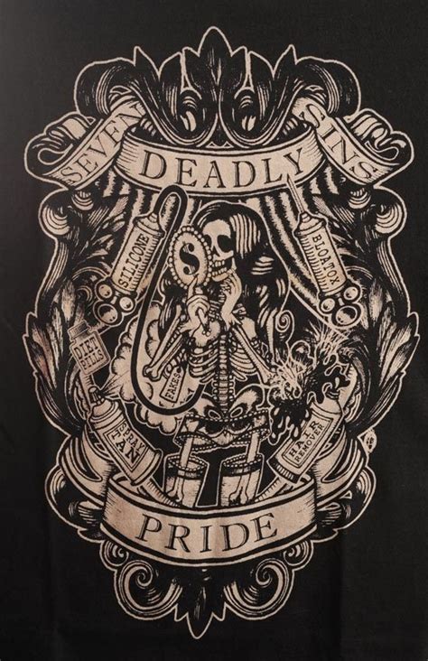 Pride Aesthetic Art Prints Art Tattoo 7 Deadly Sins