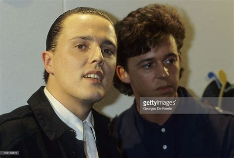 Roland Orzabal And Curt Smith Of Music Band Tears For Fears Attend