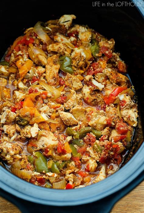 Crockpot chicken recipes 5 ways. Crock Pot Chicken Fajitas - Life In The Lofthouse
