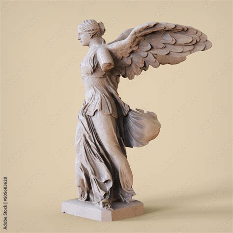 The Winged Victory Of Samothrace Greek Classical Statue Of Nike From