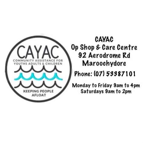 Cayac Charity Shop And Care Centre Sunshine Coast Qld