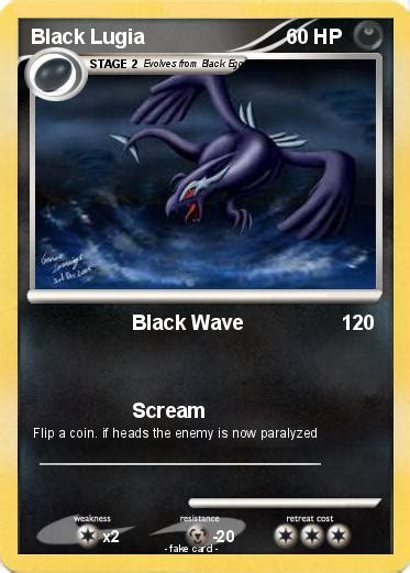 Pokémon Black Lugia 22 22 Black Wave My Pokemon Card