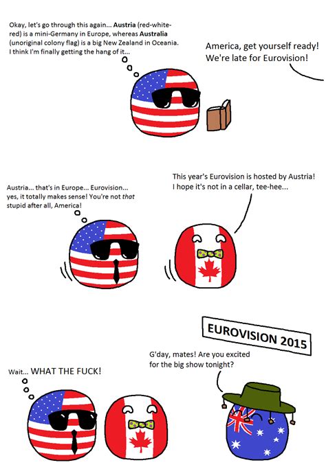 The best memes from instagram, facebook, vine, and twitter about vs usa. Australia will compete in Eurovision 2015 as a special ...