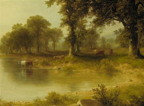 Summer Afternoonasher Brown Durand1865 Vintage Landscape Hudson