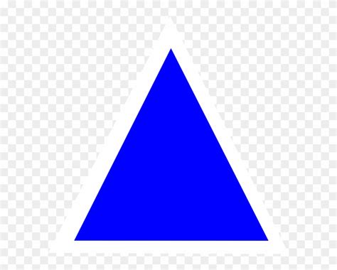 Triangle Blue Shape Computer Icons Clip Art Blue Triangle Transparent