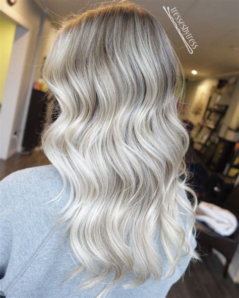 platinum white blonde ash balayage white blonde hair balayage hair balayage hair ash