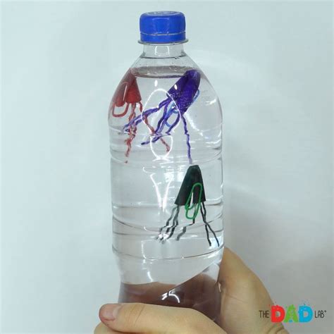 Thedadlab Jellyfish In A Bottle Science Experiment Jellyfish Craft