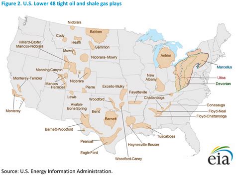 Map Us Oil And Shale Gas Plays Business Insider