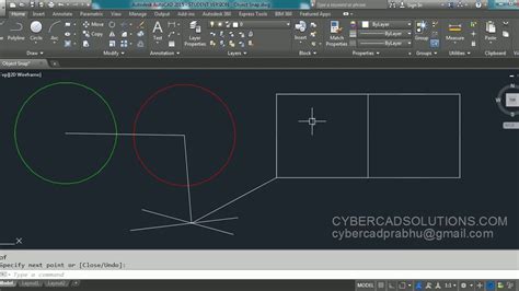 What Is Object Snap And How To Use Object Snap In Autocad Youtube