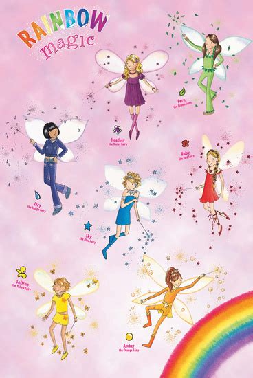 Rainbow Magic Series Colour Fairies Collection Books Set Books To 7