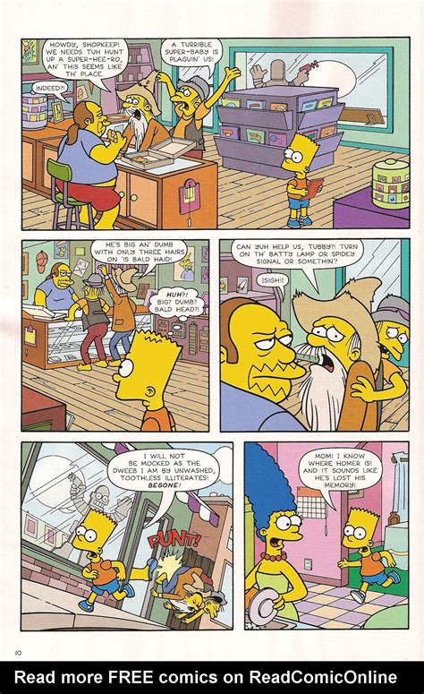 Read Online The Simpsons Summer Shindig Comic Issue 4