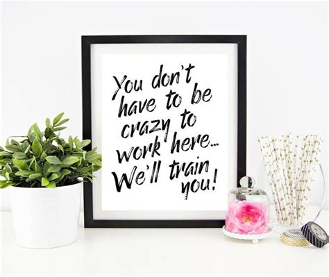 Cubicle Decor Printable Office Wall Art Funny Office Signs Work