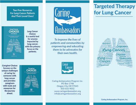 Targeted Therapy For Lung Cancer Brochure Caring Ambassadors