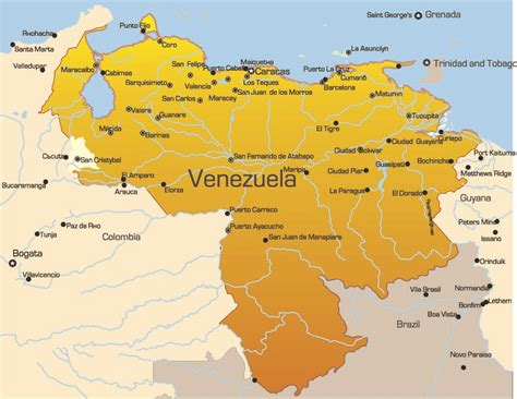 Map Of Venezuela Venezuela Flag Facts And Places To Visit Best