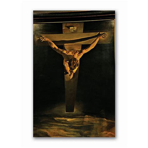 Salvador Dali Christ Of Saint John Of The Cross Canvas Wall Etsy