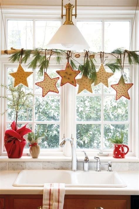 51 Fabulous Kitchen Christmas Decoration Ideas Christmas Window