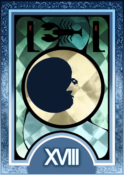 Persona 34 Tarot Card Deck Hr The Moon Arcana By Enetirnel On Deviantart