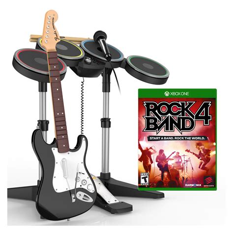 Rockband 4 Guitare Batterie Micro Xbox One 0728658047597