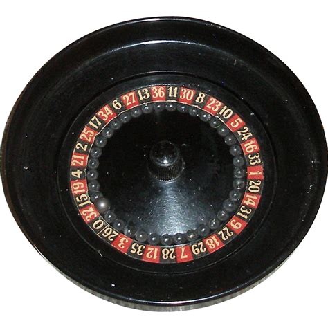 Miniature Roulette Wheel for Your French Doll! from aubonmarche1800 on Ruby Lane