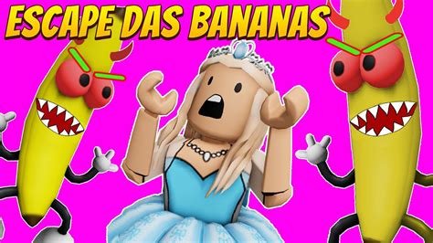 Melhores Jogos 2021 Roblox Escape Da Banana Banana Eats Youtube