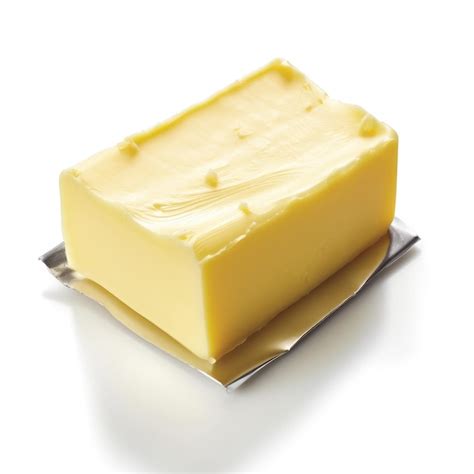 Premium Ai Image Butter Isolated On White Background