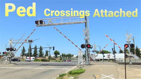 Pedestrian Crossings Combined With Railroad Crossings Compilation