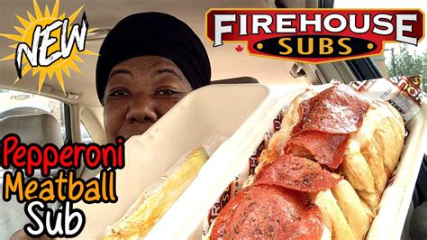 Firehouse Subs New Pepperoni Meatball Sub Food Review 🍕🔥🔥🔥🧀 Youtube