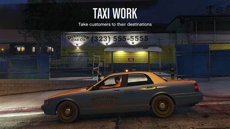 How To Start Gta Online Taxi Work Gamesradar