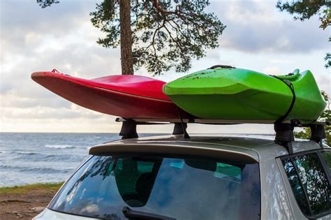 How To Strap Two Kayaks To A Roof Rack Seakayakexplorer