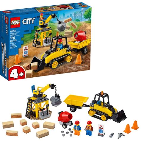 Lego City Construction Bulldozer 60252 Toy Construction Set Cool