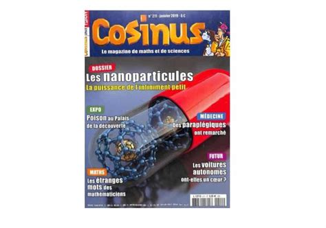 Abonnement Sciences Et Avenir Pas Cher - Abonnement magazine Cosinus pas cher (dès 11 ans) 38€ pour 1 an au